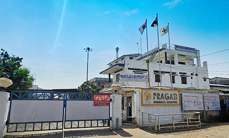 Pragati glass kosamba factory